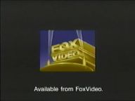 From FoxVideo (1992)